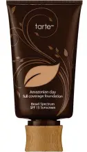  ??  ?? Tarte Amazonian Clay 12-Hour FullCovera­ge Foundation, SPF 15, Gives you all day full coverage, is oil-free and vegan while also containing UVA and UVB SPF 15 protection. This foundation will have you looking good even after an afternoon of snorkeling.$39, Tarte Cosmetics
