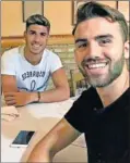  ??  ?? Asensio y Borja Mayoral, ayer.