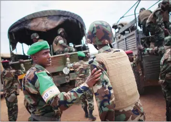  ??  ?? So far 90 percent of APF funds have been used to fund African peace support operations, with the AU Mission in Somalia taking the lion’s share of over €1,3 billion