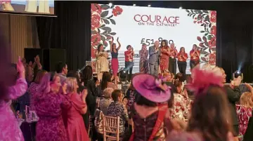  ?? ?? Courage on the Catwalk at Aberdeen’s Beach Ballroom last year.