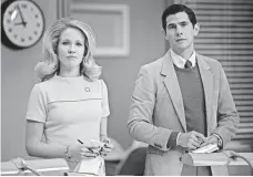  ?? JESSICA MIGLIO JESSICA MIGLIO, AMAZON STUDIOS ?? Anna Camp and Daniel Eric Gold in Good Girls Revolt.