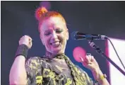  ?? Kent Nishimura Los Angeles Times ?? SHIRLEY MANSON, frontwoman for Garbage, at the fest Saturday at the Bootleg Theater in L.A..