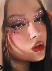  ?? — OLGA dann/instagram ?? bedazzling your eyes is all the rage this fall.