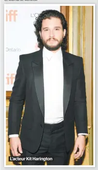  ??  ?? L’acteur Kit Harington