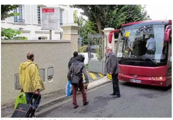  ??  ?? En septembre dernier, lors de l’arrivée des premiers réfugiés.