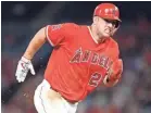  ?? GARY A. VASQUEZ/USA TODAY SPORTS ?? Mike Trout has been a constant on offense.