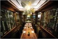  ?? ?? A new dining and wine storage area known as the Chef’s Table will offer eight-course menus that change every six weeks.