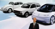  ?? FABIAN BIMMER/REUTERS ?? Herbert Diess, the head of the Volkswagen core brand, said the goal of the Transform 2025 plan was “to fundamenta­lly change Volkswagen.”