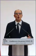  ??  ?? Jean Castex a précisé jeudi les modalités du dispositif.