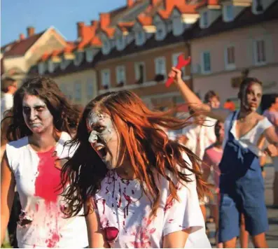  ?? Foto Jure Eržen ?? Mateja Naberšnik bo izvajala zelo priljublje­no delavnico filmskega maskiranja, izdelave ran in maskiranja zombijev.