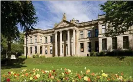  ?? ?? Above left, the
Dick Institute in Kilmarnock is hosting the work of local artists while Cumnock’s Baird Institute, right, will soon launch the General Dynamic F.U.N exhibition which pays tribute to late Scottish pop art legend Eduardo Paolozzi