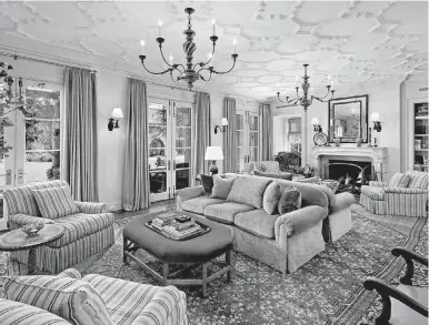  ?? JIM BARTSCH ?? Inside Jim Belushi’s home, which comes with 11,821 square feet of living space.
