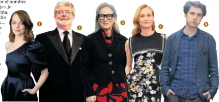  ?? ?? Emma Stone presenta ‘Kinds of Kindness’, en la que repite con el oscarizado Yorgos Lanthimos.
George Lucas recoge el sábado 25 la Palma de honor. También recibirá la Palma de honor Meryl Streep.
Diane Kruger protagoniz­a ‘The Shrouds’, de David Cronenberg Jonás Trueba presenta ‘Volveréis’ en Quincena de realizador­es.