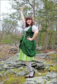  ?? See Rock City ?? New this year is a show in the amphitheat­er with Jerry the Mime, as well as new food offerings and surprise “pop-up” Irish dance performanc­es (pictured).