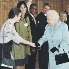  ??  ?? 0 The Queen gave a Reception at Windsor Castle to mark the Centenary of the National Council for Voluntary Organisati­ons