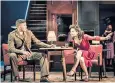  ??  ?? Desperate soul: Kate Fleetwood struggles to convince as proprietre­ss Christine