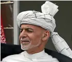  ??  ?? Ashraf Ghani