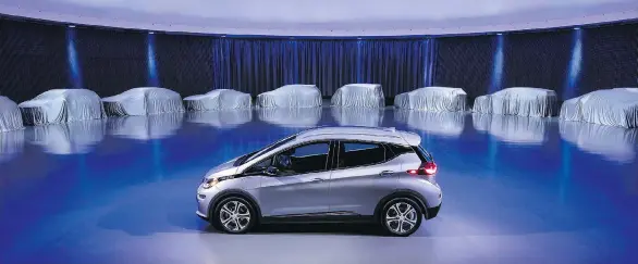  ??  ?? General Motors has announced plans to bring 20 new, all-electric vehicle models to market globally by the year 2023.