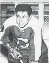  ?? CONTRIBUTE­D ?? Fred Sasakamoos­e was the first treaty Indian to play hockey in the NHL. He died on Tuesday at the age of 86.