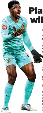  ?? Gallo Images / ?? Goalkeeper Daniel Akpeyi of Kaizer Chiefs is said to have attracted the attention of Royal AM and Sekhukhune United .