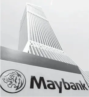  ??  ?? Maybank has among the highest capital equity tier-1 ratio in the country at 9.3% compared to the average of 7% for its local peers.