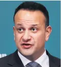  ??  ?? Praise: Leo Varadkar