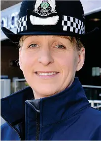  ??  ?? ‘Tackling issue’: Inspector Donna Bryans