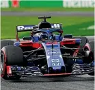  ??  ?? Brendon Hartley desperatel­y needs a strong result in Singapore.