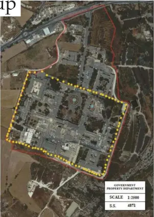  ??  ?? The yellow markers on the image indicated the area which has already been surveyed, whilst the red line indicates the complete site boundary.