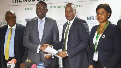  ??  ?? NIRSAL partners BOI to boost agricultur­al processing and value addition
