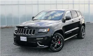  ?? RUSSELL PURCELL/POSTMEDIA NEWS ?? Chrysler’s 2014 Jeep Grand Cherokee SRT is much more refined than the previous model.