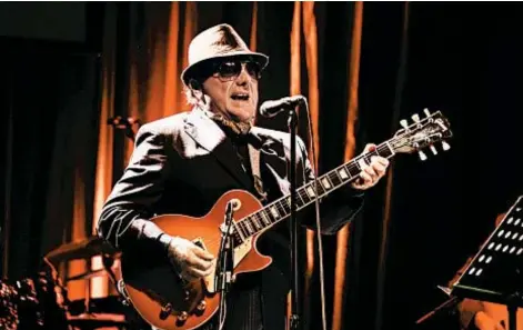  ?? DAVID M. BENETT/GETTY ?? Van Morrison, shown during a 2016 performanc­e in London, is in residency in Las Vegas now, part of a new tour supporting his latest album, “The Prophet Speaks.”