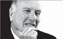  ?? CHRIS WALKER/CHICAGO TRIBUNE ?? Former White House chief of staff William Daley, the brother and son of two former mayors, has seen up close just how difficult the job can be.