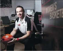  ?? LEAH HENNEL ?? Coach Damian Jennings and the Calgary Dinos women’s basketball team figure to have their work cut out for them taking on the Victoria Vikes in their best-of-three Canada West quarter-final.