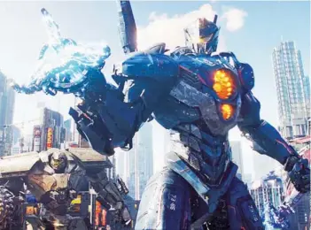  ??  ?? ► Los Jaegers están de vuelta en la cinta Pacific Rim: Uprising.