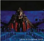  ??  ?? Festival Verona Arena Verona Fino 27 agosto arena.it Aida di Giuseppe Verdi