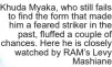  ?? ?? Khuda Myaka, who still fails to find the form that made him a feared striker in the past, fluffed a couple of chances. Here he is closely watched by RAM’s Levy Mashiane