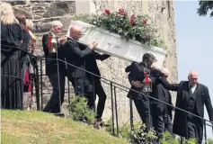  ?? FREDDIE PARKINSON ?? The funeral of Kodi Brown (right) at St Mary’s Parish Church, Kilmood