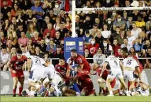  ?? (Photo Frank Muller) ?? Le RCT a cédé en fin de match.