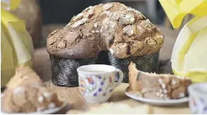  ??  ?? Colomba di Pasqua, a traditiona­l Easter bread, is made by local bakery Canova at 12667 125 Street. It’s also available at Safeway and Sobeys.