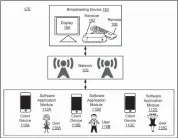  ?? US PATENT & TRADEMARK OFFICE ?? A diagram illustrate­s how Facebook could use a smartphone microphone to listen in on what someone is watching on TV.