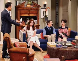  ?? CHRIS HASTON/NBC VIA AP ?? Will, Grace, Jack e Karen. A comédia teve 86 indicações para o Emmy e 16 vitórias