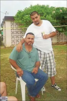  ??  ?? Mercer County Undersheri­ff Pedro Medina (left) and his son Pedro “Petey” Medina