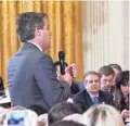  ?? MANDEL NGAN/AFP/GETTY IMAGES ?? The case will continue, but CNN’s Jim Acosta is back at the White House.