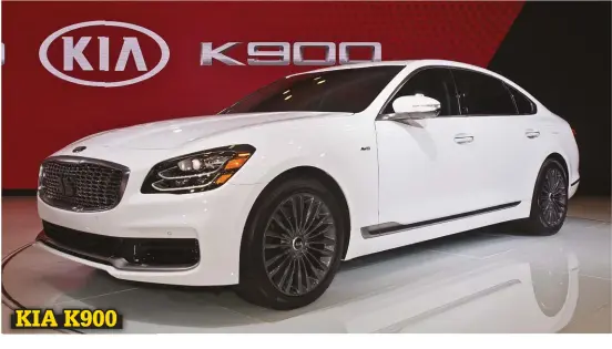  ??  ?? KIA K900