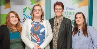  ??  ?? (L-R) Lorri Kelly, Sligo TFY, Professor Fiona De Londras, Ailbhe Smyth, Co-Director of Together For Yes and Tracey Smith – Terminatio­ns For Medical Reasons [TFMR] Ireland, at the North West Together for Yes official Launch of the Sligo Together For Yes Campaign, in the Glasshouse Hotel, Sligo.