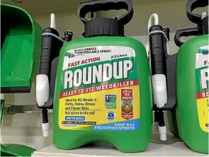  ??  ?? EPA says Roundup isn’t on the list based on its hazard profile and risk to human and environmen­tal health.