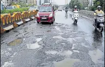  ?? REPRESENTA­TIVE PICTURE ?? Under the initiative, the ‘best’ pothole picture will get a cash award of ~5,000.