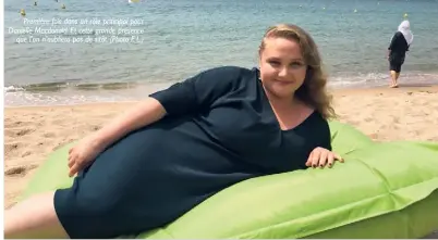  ??  ?? Première fois dans un rôle principal pour Danielle Macdonald. Et cette grande présence que l’on n’oubliera pas de sitôt. (Photo F. L.)