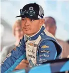  ??  ?? Kyle Larson won four times last year and already has two top-five finishes this year.